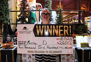 Merna D. Road to Riches Giveaway Winner