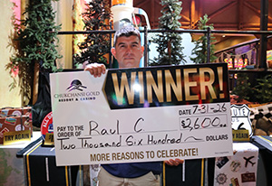 Raul C. Road to Riches Giveaway Winner