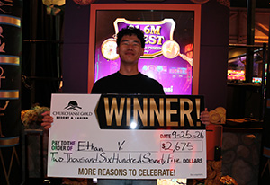 Ethan V. Quest for Cash Giveaway Winner
