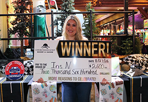 Iris N. Road to Riches Giveaway Winner