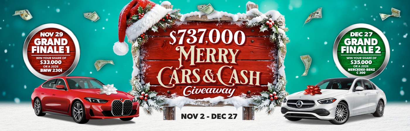 Merry Cars and Cash Giveaway Digitals